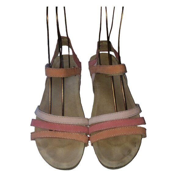 Sh122 Munro Ladies Peach Sandals 10N - Picture 3 of 10